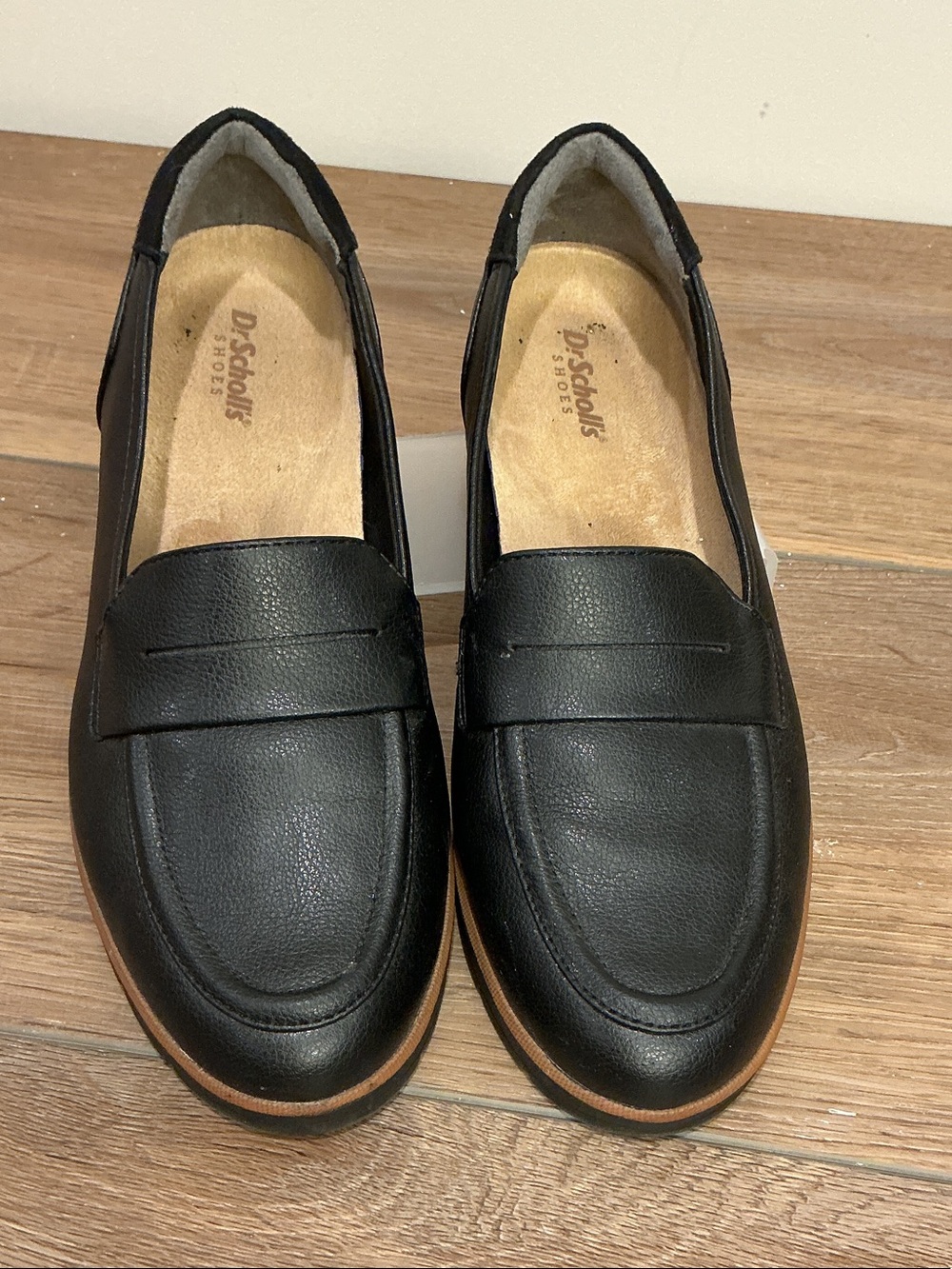 Dr. Scholl's Women's Nice Day Lug Sole Loafers, black, size 8.5